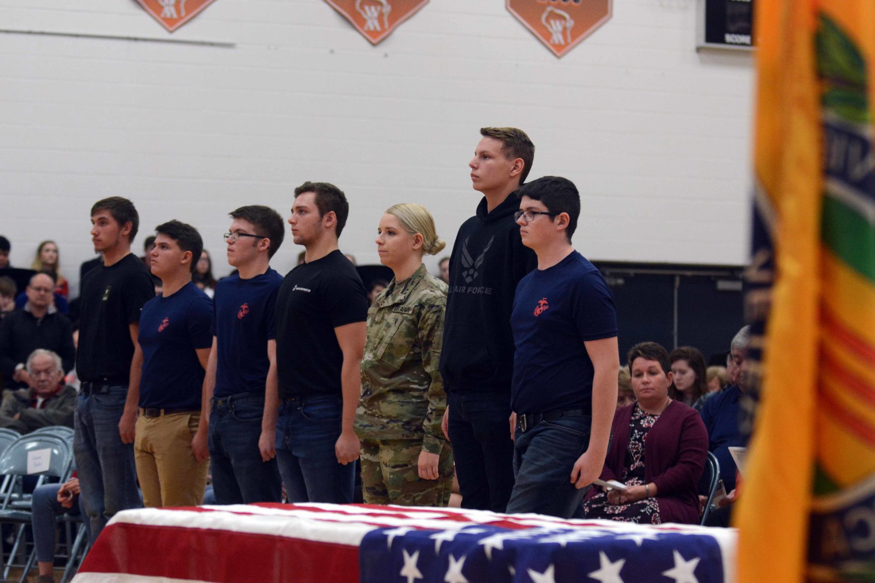 Portage High School Veterans Day ceremony 2019